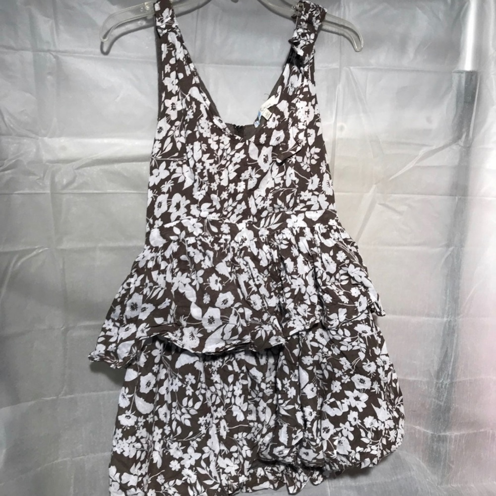 Girls dress Y2K floral dress bubble skirt size large
